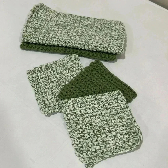 Hand Crafted Other - 100% Cotton Handmade Washcloths & Face Scrubbies
